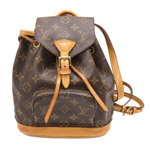 Louis Vuitton Montsouris Monogram Canvas Backpack Brown